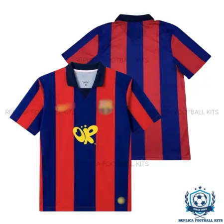 Retro Barcelona x Olivia Rodrigo Home Men Replica Football Shirt 2003/04 - overview