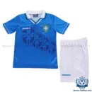 Retro Brazil Away Kid Replica Football Kit 1994 - front view