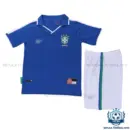 Retro Brazil Away Kid Replica Football Kit 1997 - overview