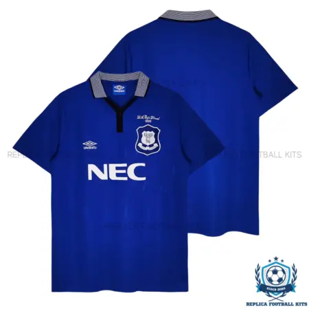 Retro Everton Home Men Replica Football Shirt 1995/96 - overview