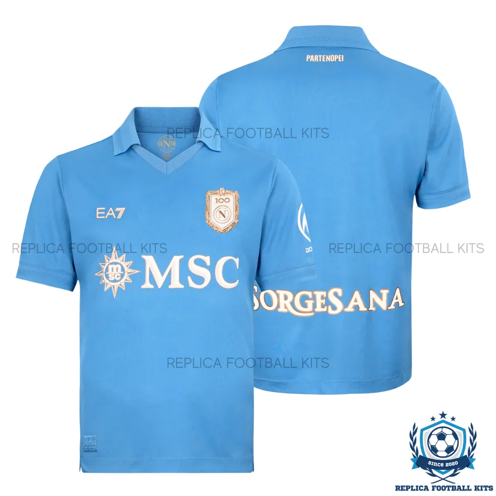 SSC Napoli Home Men Replica Football Shirts 2026/27 - overview