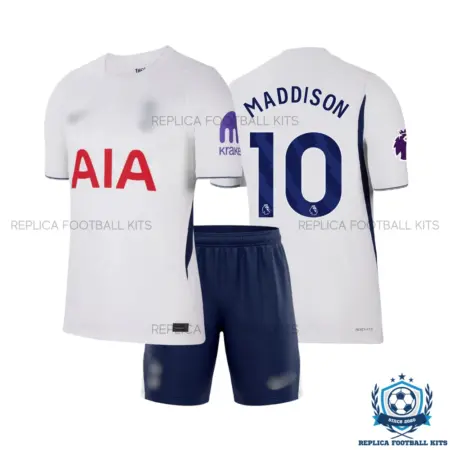 Tottenham Hotspur MADDISON 10 Home Kid Replica Football Kit 2026/27 - overview