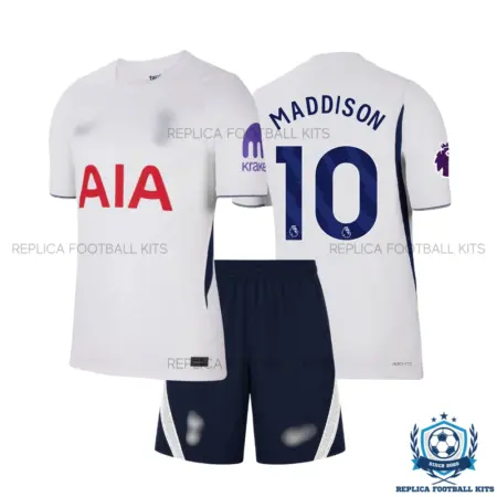 Tottenham Hotspur MADDISON 10 Home Kid Replica Football Kit 2026/27 - overview