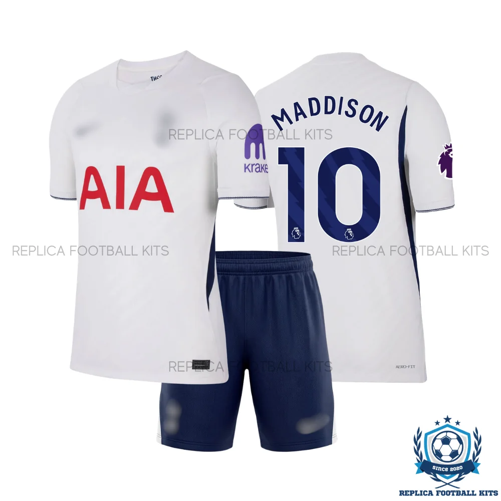 Tottenham Hotspur MADDISON 10 Home Kid Replica Football Kit 2026/27 - overview