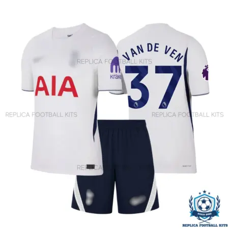 Tottenham Hotspur VAN DE VEN 37 Home Kid Replica Football Kit 2026/27 - overview