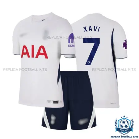 Tottenham Hotspur XAVI 7 Home Kid Replica Football Kit 2026/27 - overview
