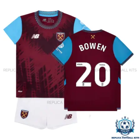 West Ham BOWEN 20 Home Kid Replica Football Kit 2026/27 - overview
