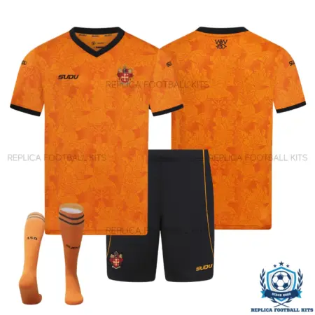 Wolves Home Kid Replica Football Kit 2026/27 - overview