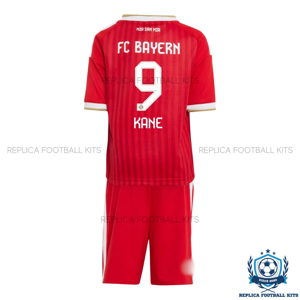 Bayern Munich KANE 9 Home Kid Replica Football Kit 2026/27 - backview