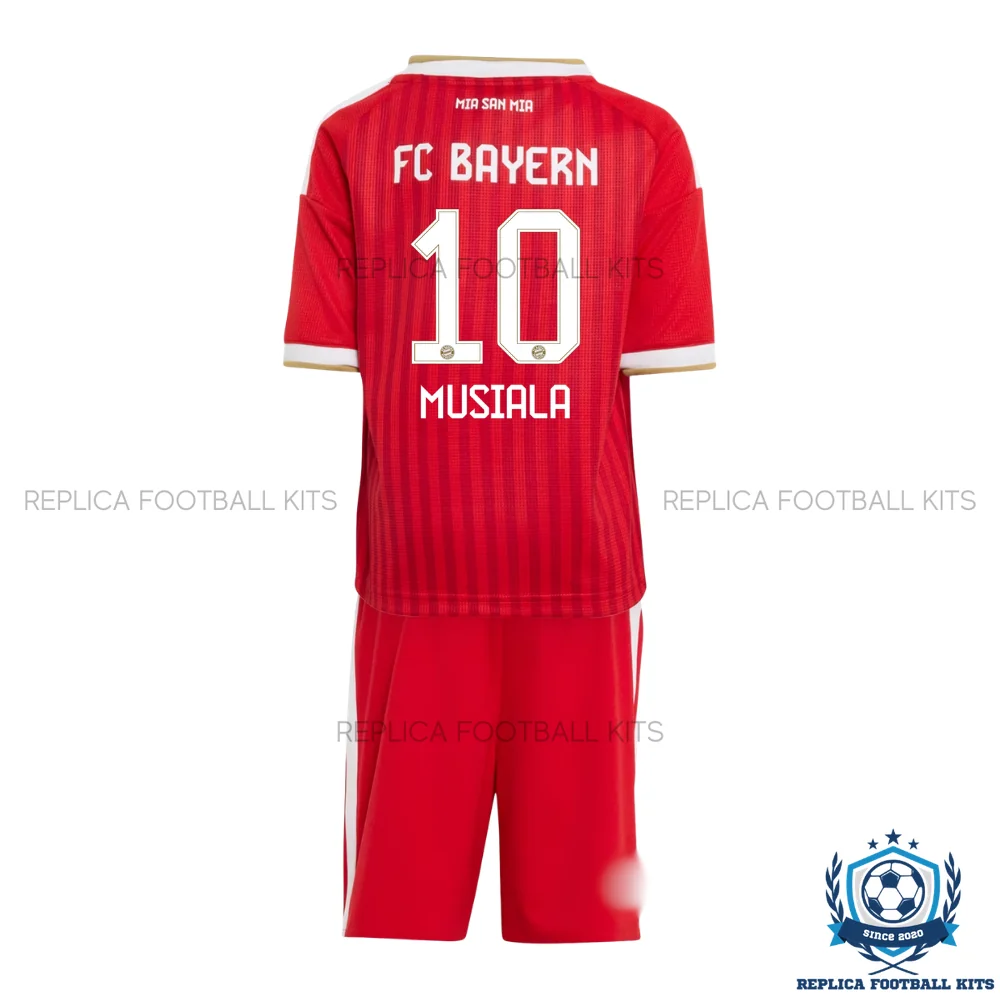 Bayern Munich MUSIALA 10 Home Kid Replica Football Kit 2026/27 - back view