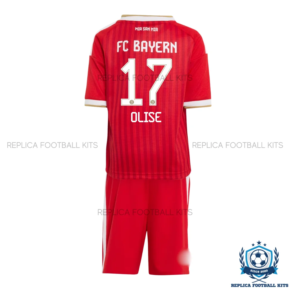 Bayern Munich OLISE 17 Home Kid Replica Football Kit 2026/27 - back view