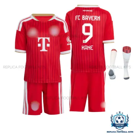 Bayern Munich KANE 9 Home Kid Replica Football Kit 2026/27 - overview
