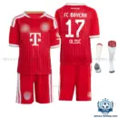 Bayern Munich OLISE 17 Home Kid Replica Football Kit 2026/27 - overview