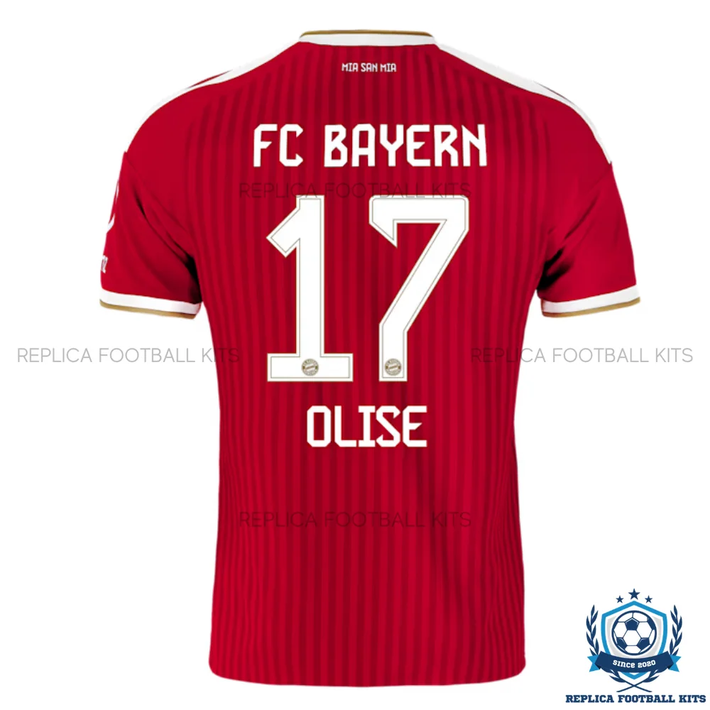 Bayern Munich OLISE 17 Home Men Replica Football Shirt 2026/27 - back view