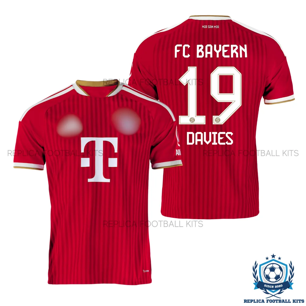 Bayern Munich DAVIES 19 Home Men Replica Football Shirt 2026/27 - overview