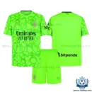 AC Milan Green Goalkeeper Kid Replica Football Kit 2026/27 - overview