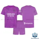 AC Milan Purple Goalkeeper Kid Replica Football Kit 2026/27 - overview