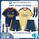 Arsn@l 2026/27 Full Kit Gift Set - Away and Third Kid Replica Football Kits