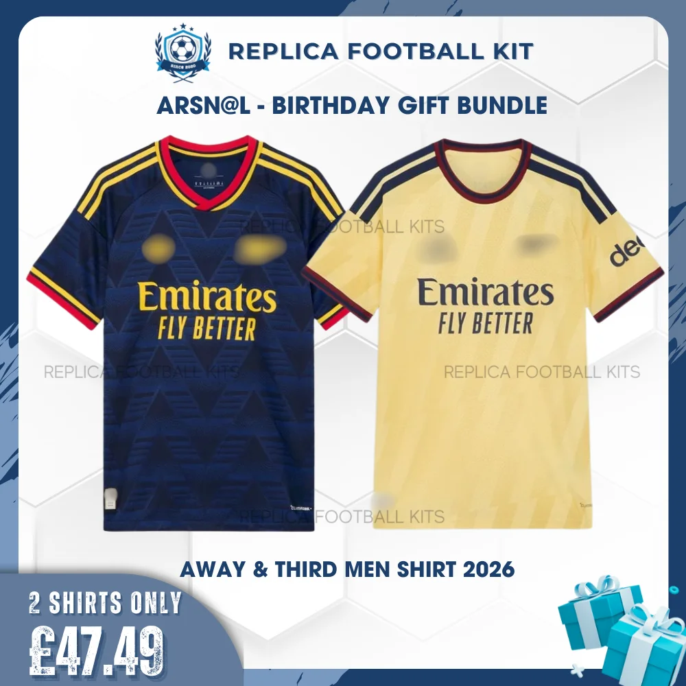Arsn@l 2026/27 Full Shirt Gift Set - Away and Third Men Replica Football Shirts