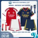 Arsn@l 2026/27 Full Kit Gift Set - Home and Away Kid Replica Football Kits - overview with socks