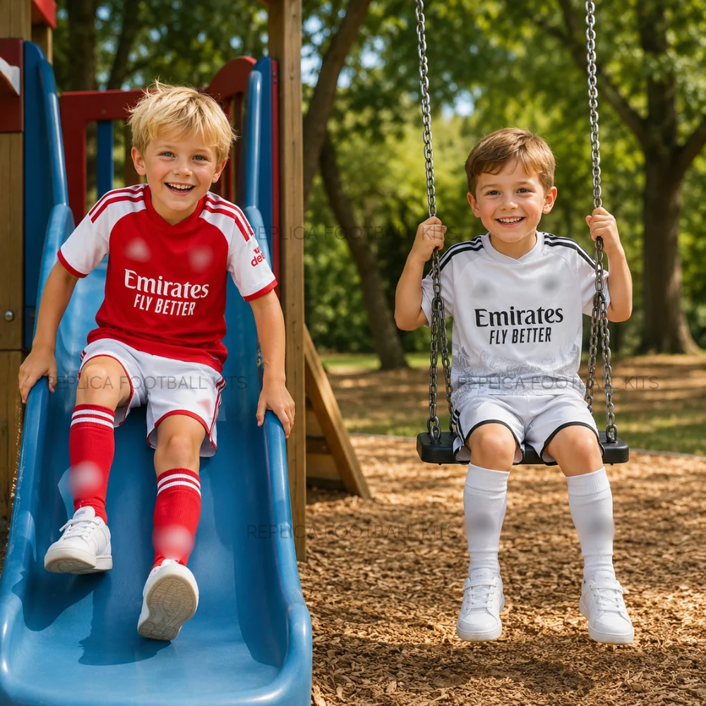 Arsn@l 2026/27 Full Kit Gift Set - Home and Goalkeeper Kid Replica Football Kits - gen pic