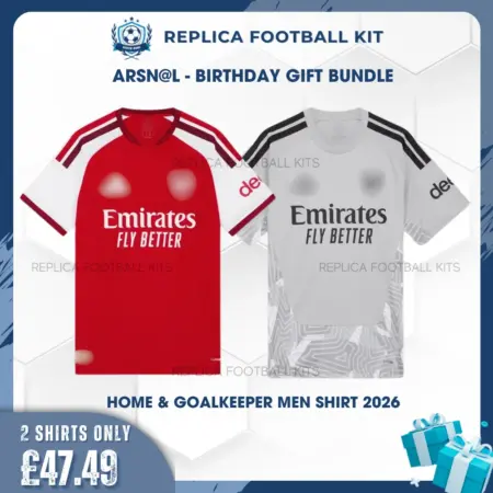 Arsn@l 2026/27 Full Shirt Gift Set - Home and Goalkeeper Men Replica Football Shirts