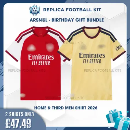 Arsn@l 2026/27 Full Shirt Gift Set - Home and Third Men Replica Football Shirts