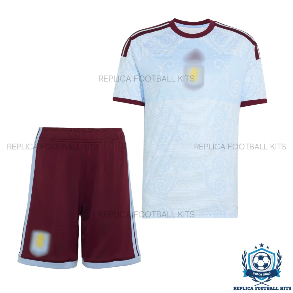 Aston Villa Third Kid Replica Football Kit 2026/27 - front view
