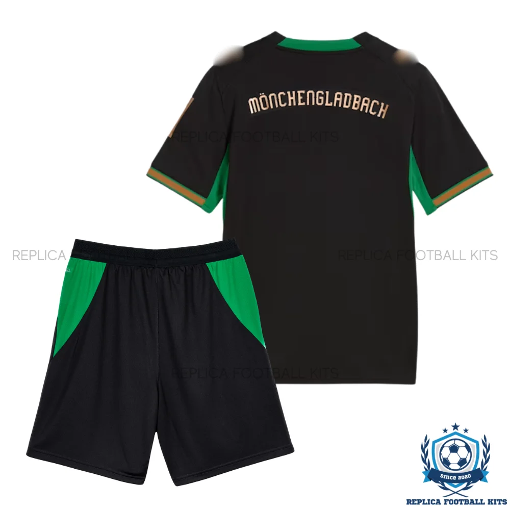 Borussia Mönchengladbach Away Kids Replica Football Kit 2026/27 - back view
