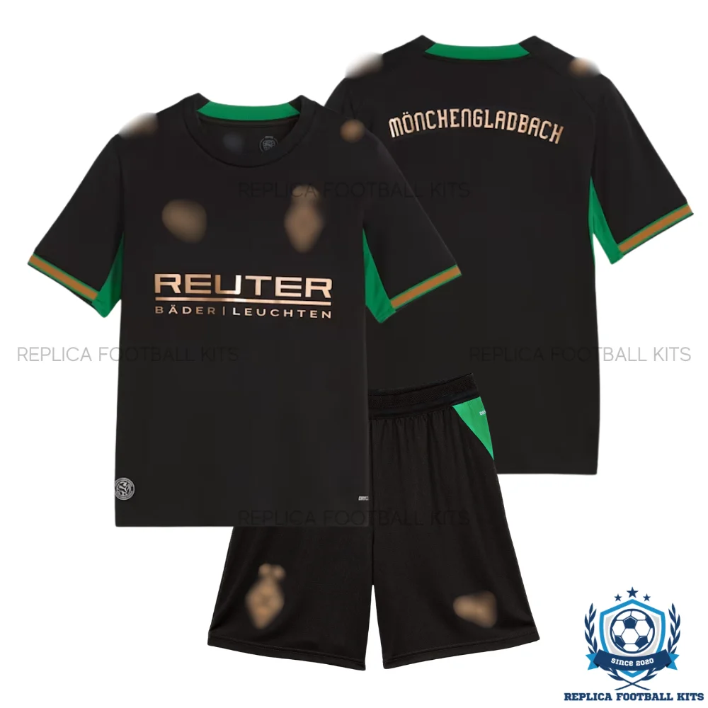 Borussia Mönchengladbach Away Kids Replica Football Kit 2026/27 - overview