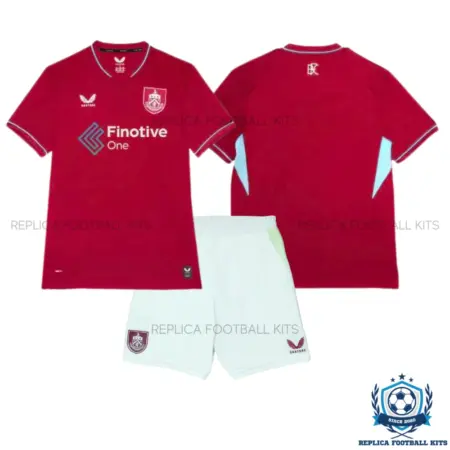 Burnley Home Kid Replica Football Kit 2026/27 - overview