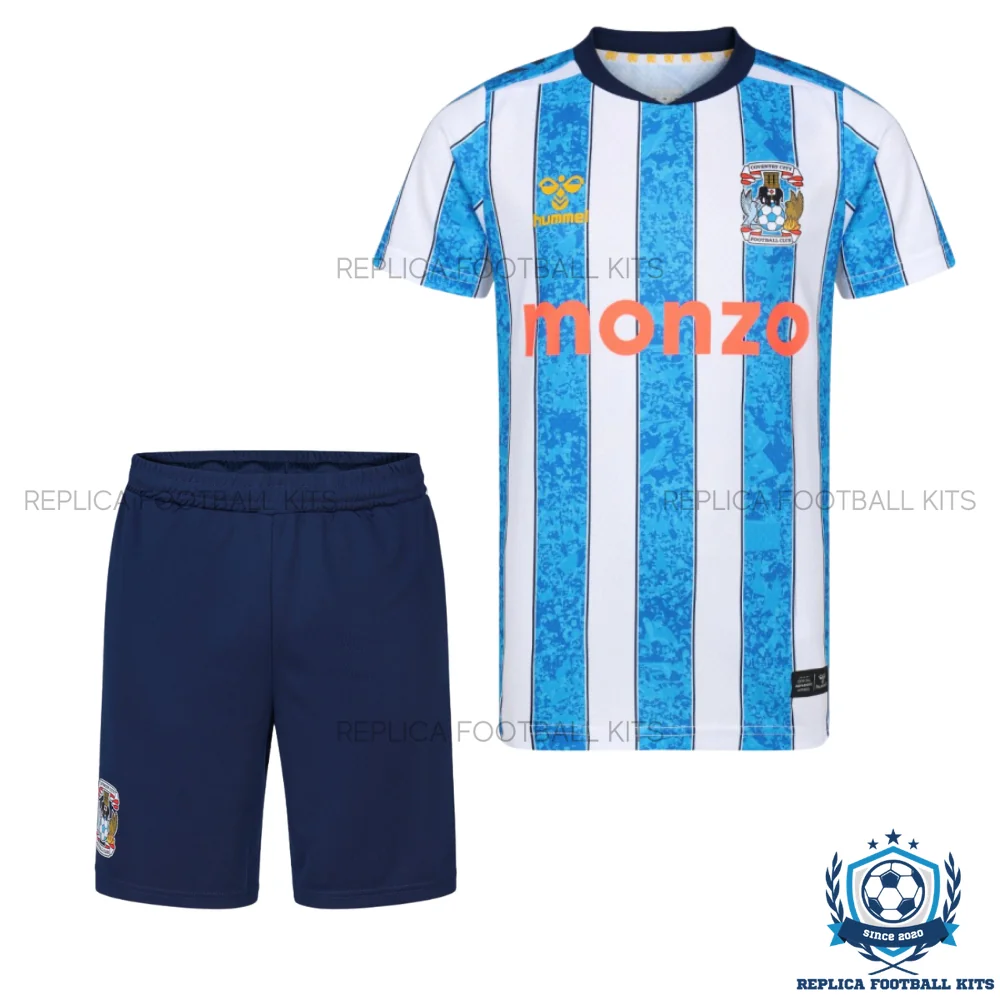 Coventry City Home Kid Replica Football Kit 2026/27 - front view