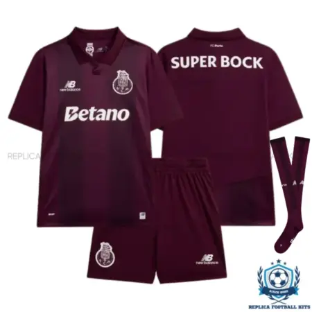 FC Porto Away Kid Replica Football Kit 2026/27 - overview with socks