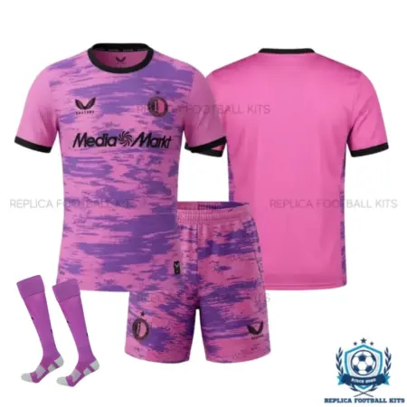 Feyenoord Goalkeeper Kid Replica Football Kit 2026/27 - overview with socks