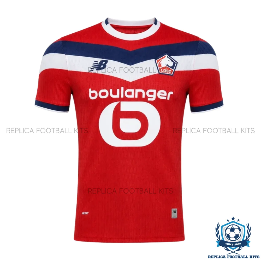 Lille OSC Home Men Replica Football Shirt 2026/27 - front view