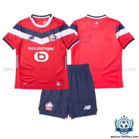 Lille OSC Home Kid Replica Football Kit 2026/27 - overview