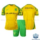 Norwich Home Kid Replica Football Kit 2026/27 - overview