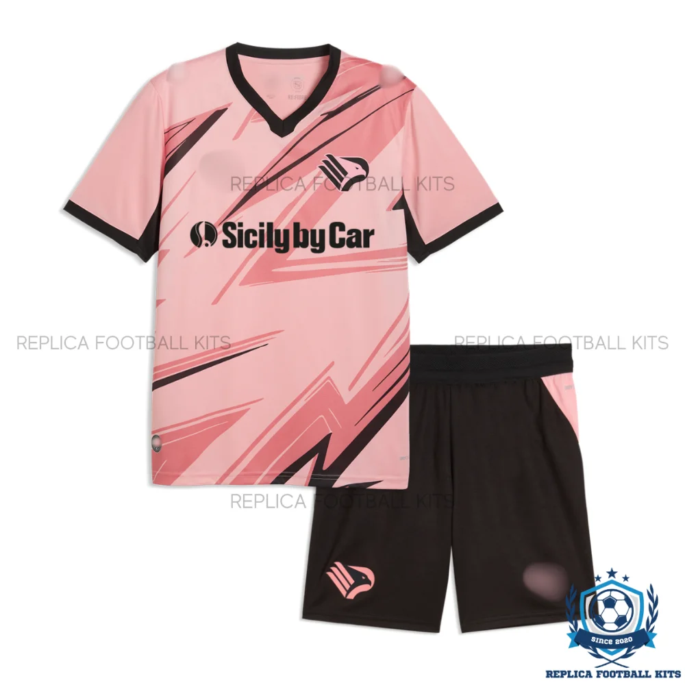 Palermo Home Kid Replica Football Kit 2026/27 - front view