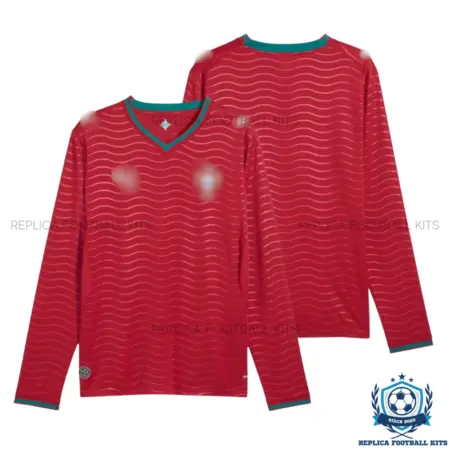 Portugal World Cup 2026 Home Men Replica Football Shirt Long Sleeve - overview