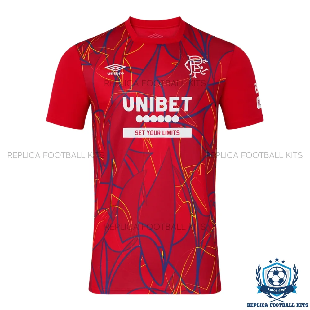 Rangers Red Goalkeeper Men Replica Football Shirt 2026/27 - front view