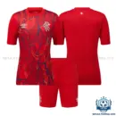 Rangers Red Goalkeeper Kid Replica Football Kit 2026/27 - overview