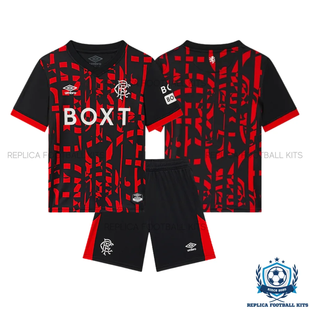 Rangers Third Kid Replica Football Kit 2026/27 - overview