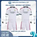 Real Madrid 2026/27 Full Kit Gift Set - Home Kids Football Kits (With Socks)