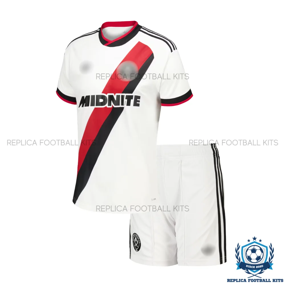 Sheffield United Away Kid Replica Football Kit 2026/27 - front view