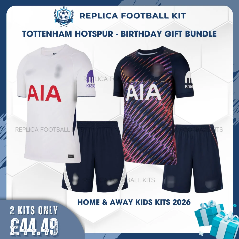 Tottenham Hotspur 2026/27 Full Kit Gift Set - Home & Away No socks