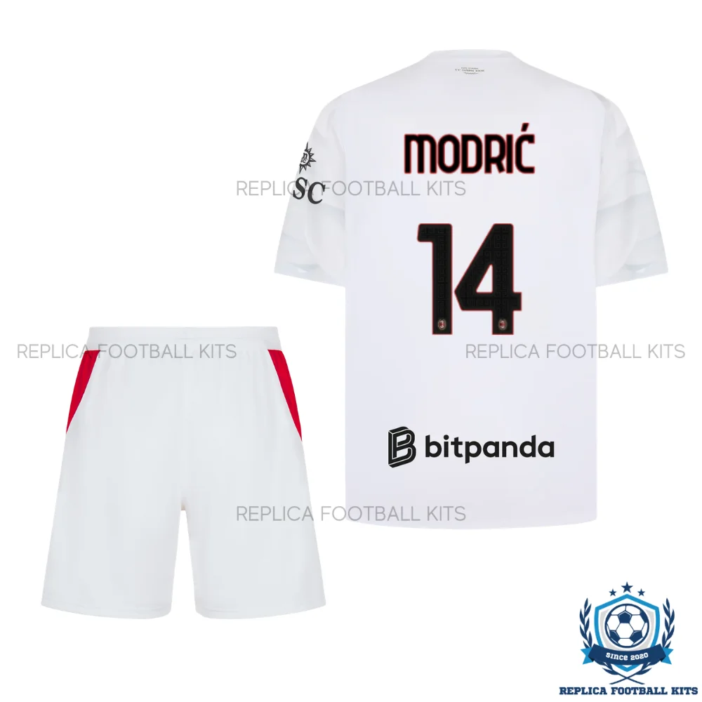 AC Milan MODRIĆ 14 Away Kid Replica Football Kit 2026/27 - backview