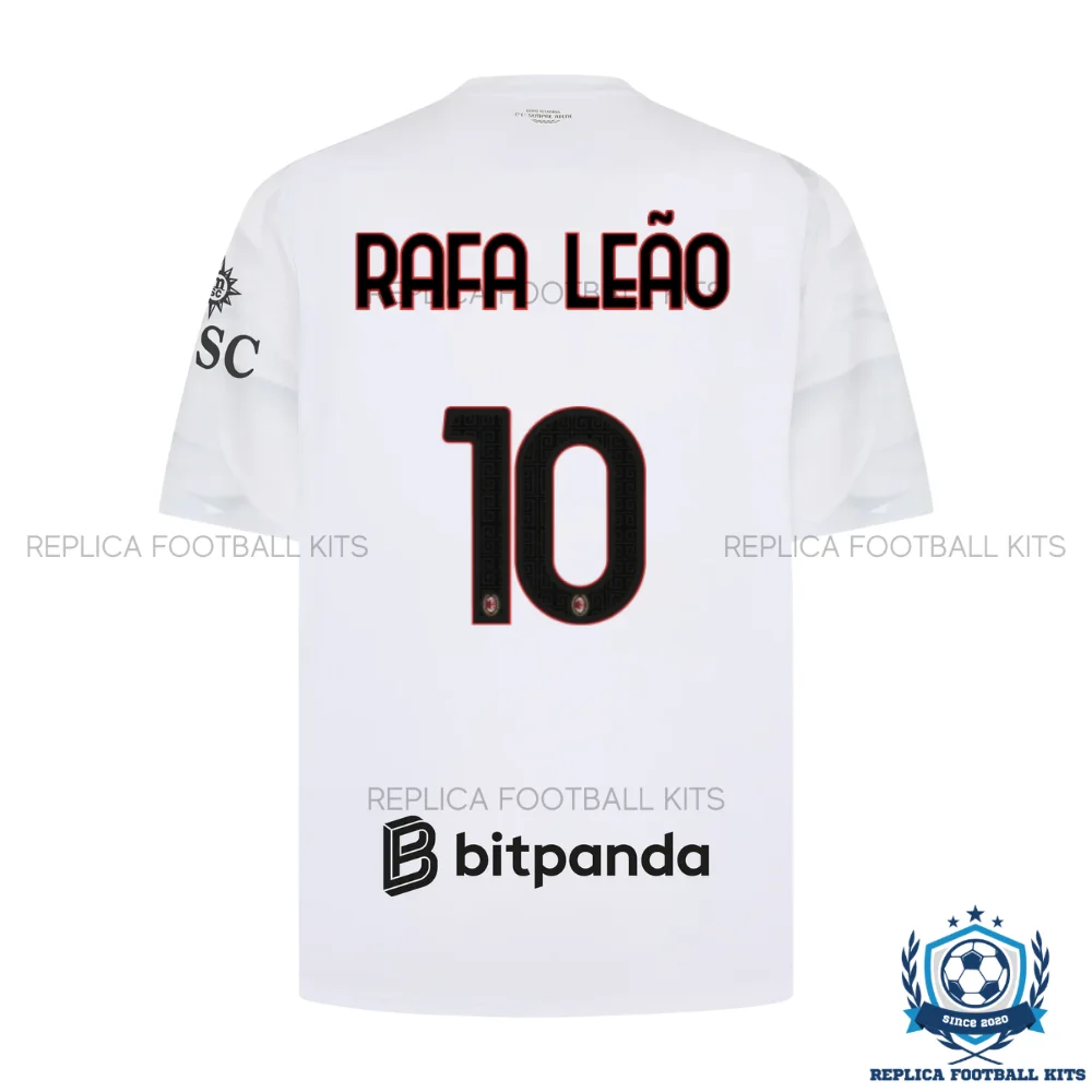 AC Milan RAFA LEÃO 10 Away Men Replica Football Shirt 2026/27 - backview