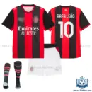 AC Milan RAFA LEÃO 10 Home Kid Replica Football Kit 2026/27 - overview