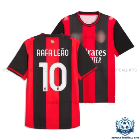 AC Milan RAFA LEÃO 10 Home Men Replica Football Shirt 2026/27 - overview