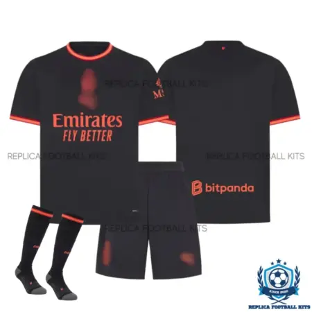 AC Milan Third Kid Replica Football Kit 2026/27 - overview with socks